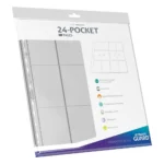 Ultimate Guard Binder Pages – 24-Pocket QuadRow Transparent 10-Pack 2