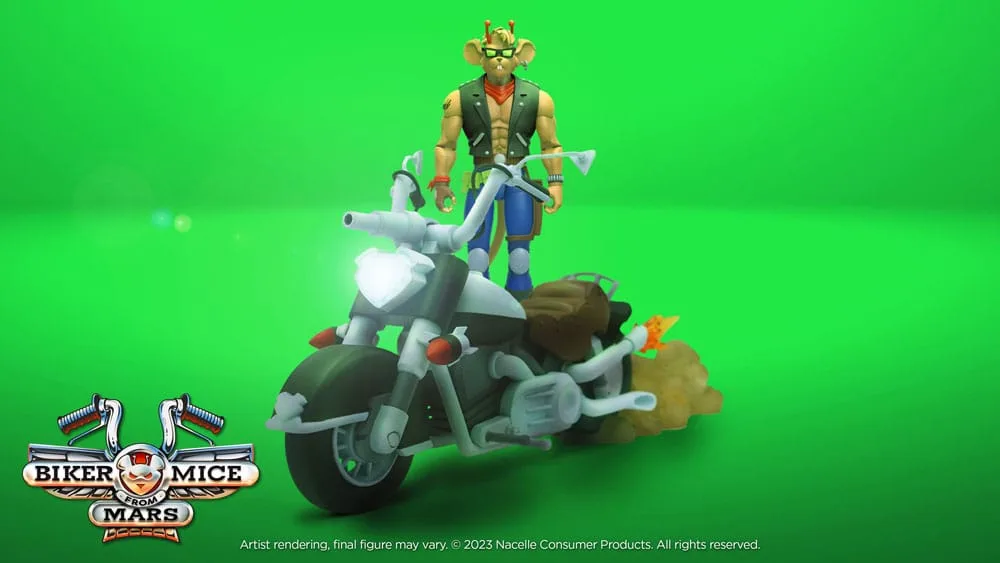 Biker Mice from Mars Vehicle – Throttle’s Martian Monster Bike 23 cm 3