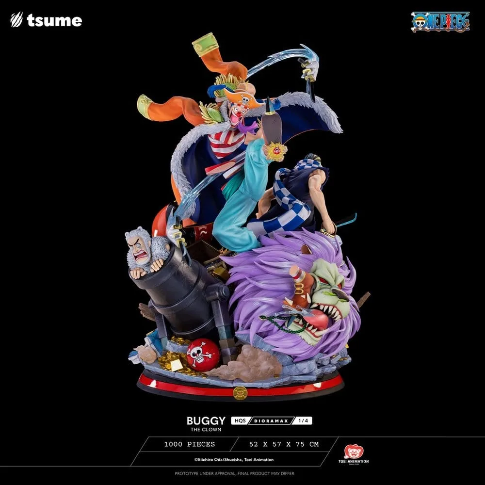 One Piece Diorama – Buggy the Clown HQS Dioramax 1/4 Scale 75 cm