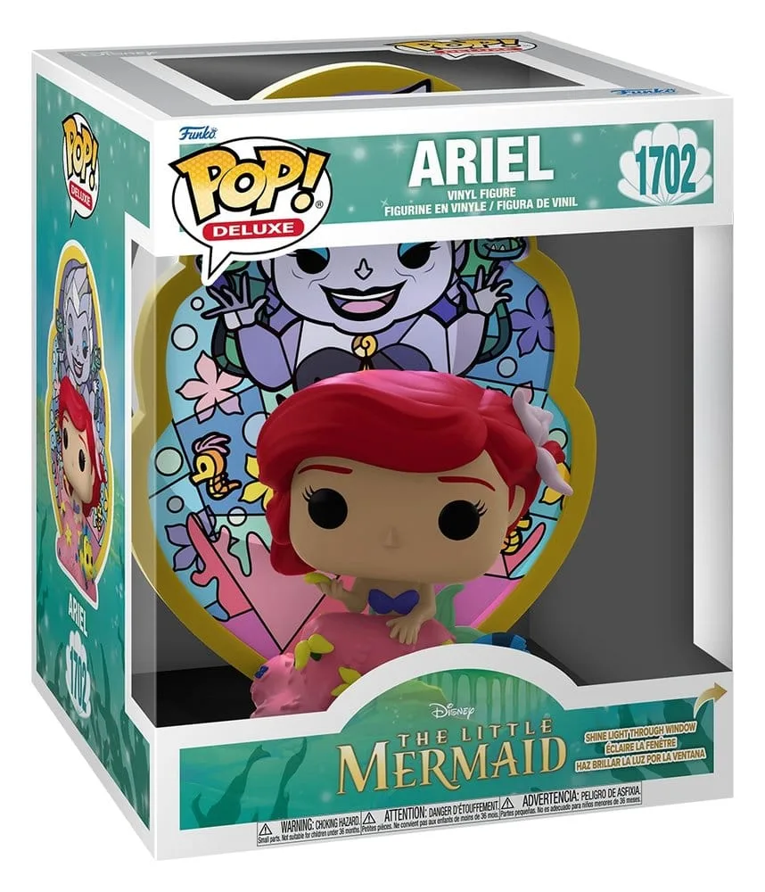 The Little Mermaid POP! Deluxe Figure – Ariel Glass 9 cm 2