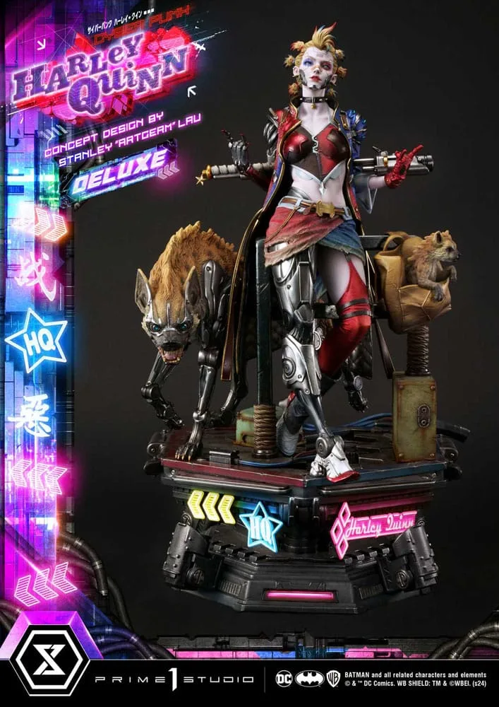 Batman Statue – Cyberpunk Harley Quinn Deluxe Bonus 60 cm 7