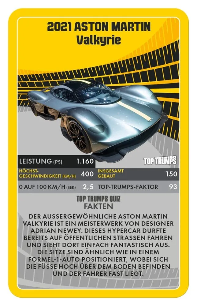 Super Cars Card Game – Top Trumps German Edition 4
