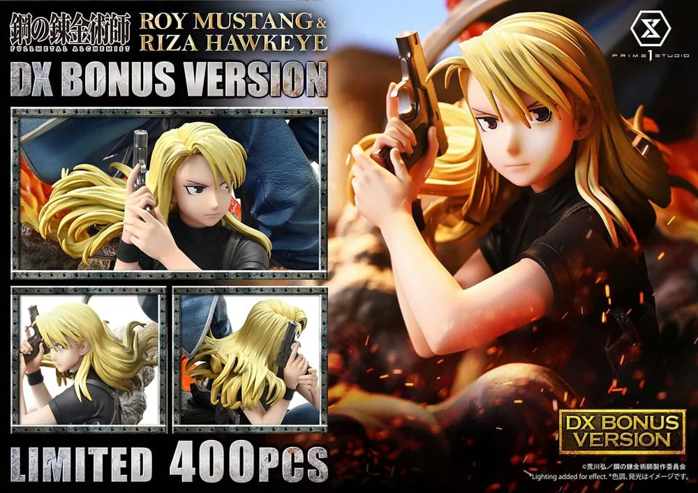 Fullmetal Alchemist Statue – Roy Mustang and Riza Hawkeye 50 cm 26