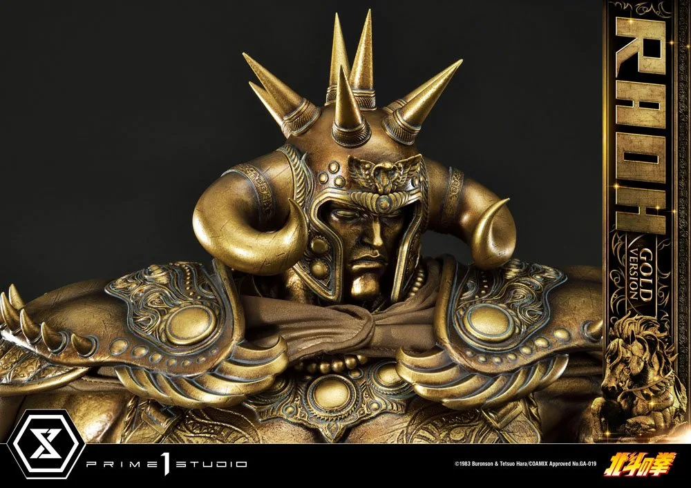 Fist of the North Star Statue – Raoh Gold Version 78 cm 13
