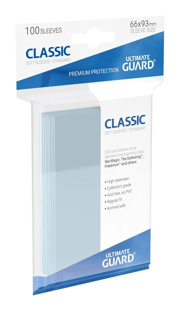 Ultimate Guard Card Sleeves – Classic 100 Pack 66 x 93 mm 3