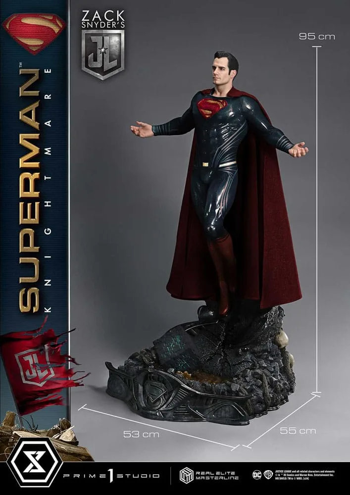 Justice League Statue – Superman Knightmare Deluxe 95 cm 6