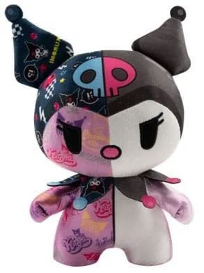 Sanrio DZNR Plush Figure – Kuromi Graffiti Edition 18 cm