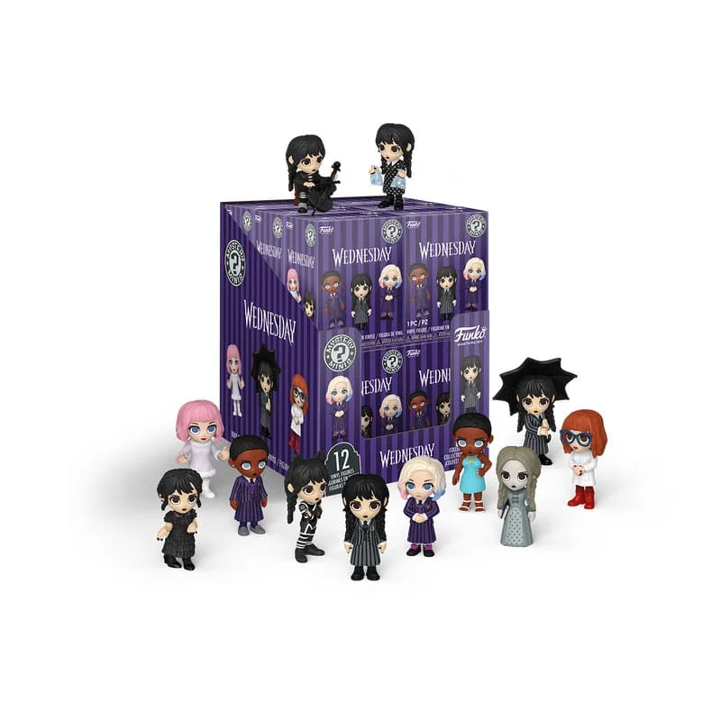 Wednesday Mini Figures – 12 Blind Box Display 5 cm