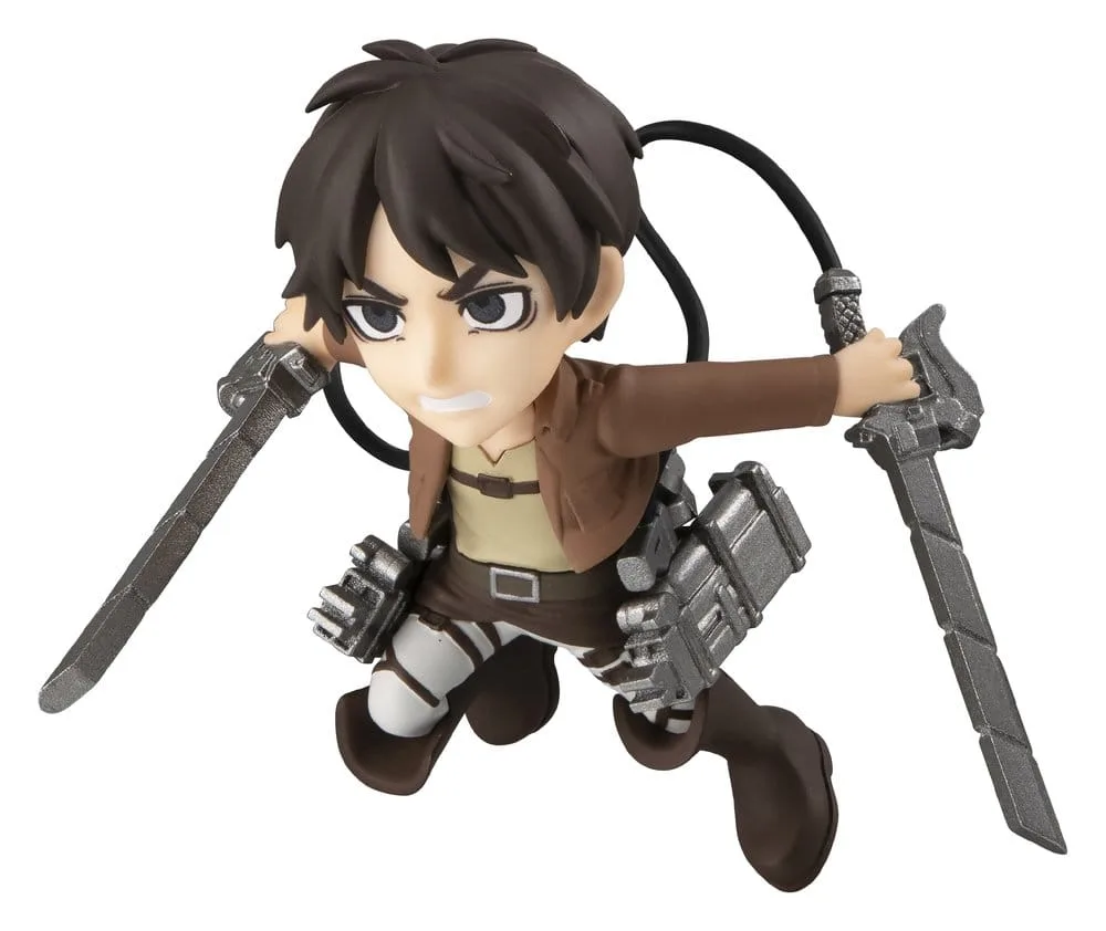 Attack on Titan Mini Figures – Tobimas 6 Pack with Gift 7
