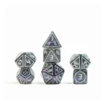 FanRoll Dice Set – Framed Void 7-Piece 16 mm 1