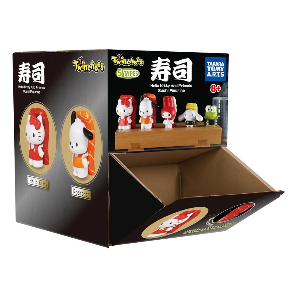 Sanrio Mini Figures – Hello Kitty and Friends Sushi Display 5 cm 8