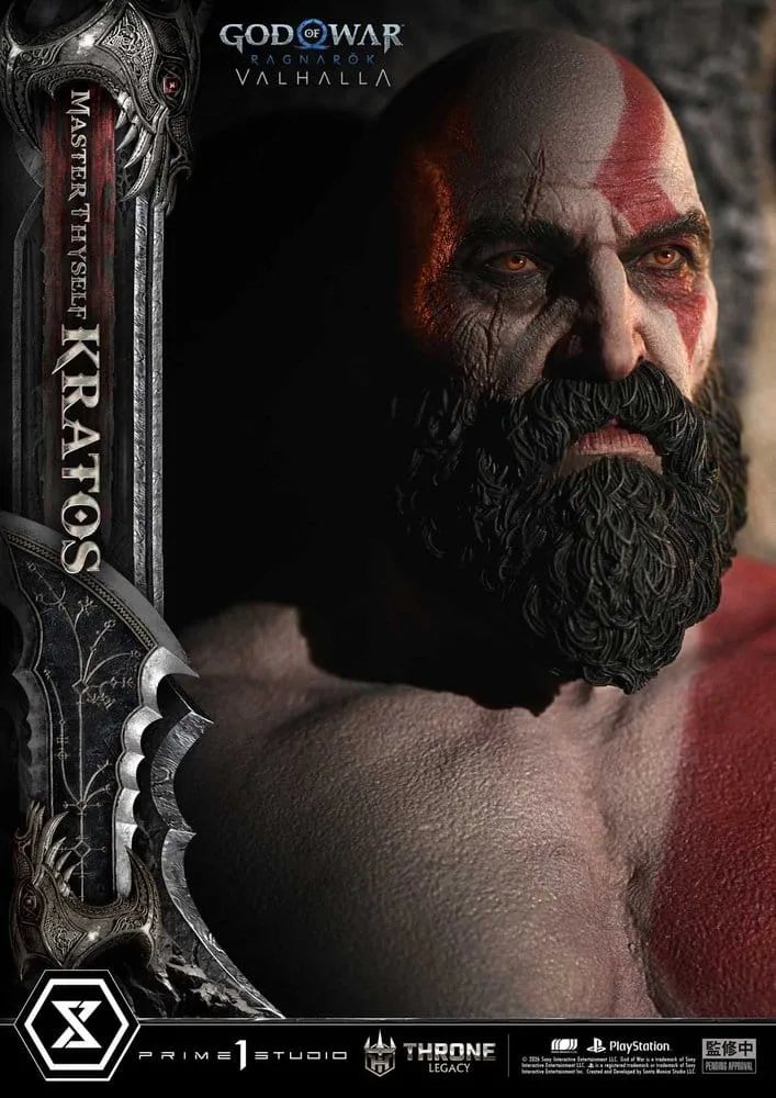 God of War Ragnarök Statue – Master Thyself Kratos 67 cm 12