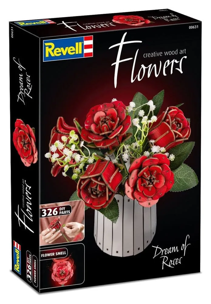 Bloemen bouwpakket – Revell Dream of Roses 22 x 22 cm 8