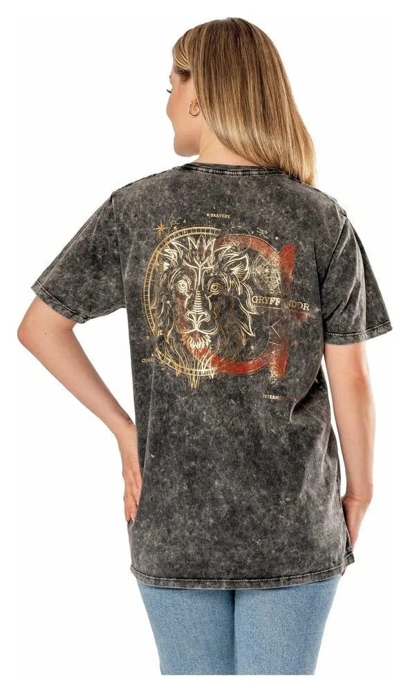 Harry Potter T-Shirt – Acid Wash Gryffindor L