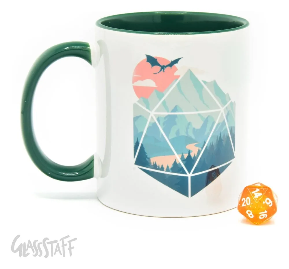 Glassstaff Mug and Dice Gift Set – A D20 Scene 4