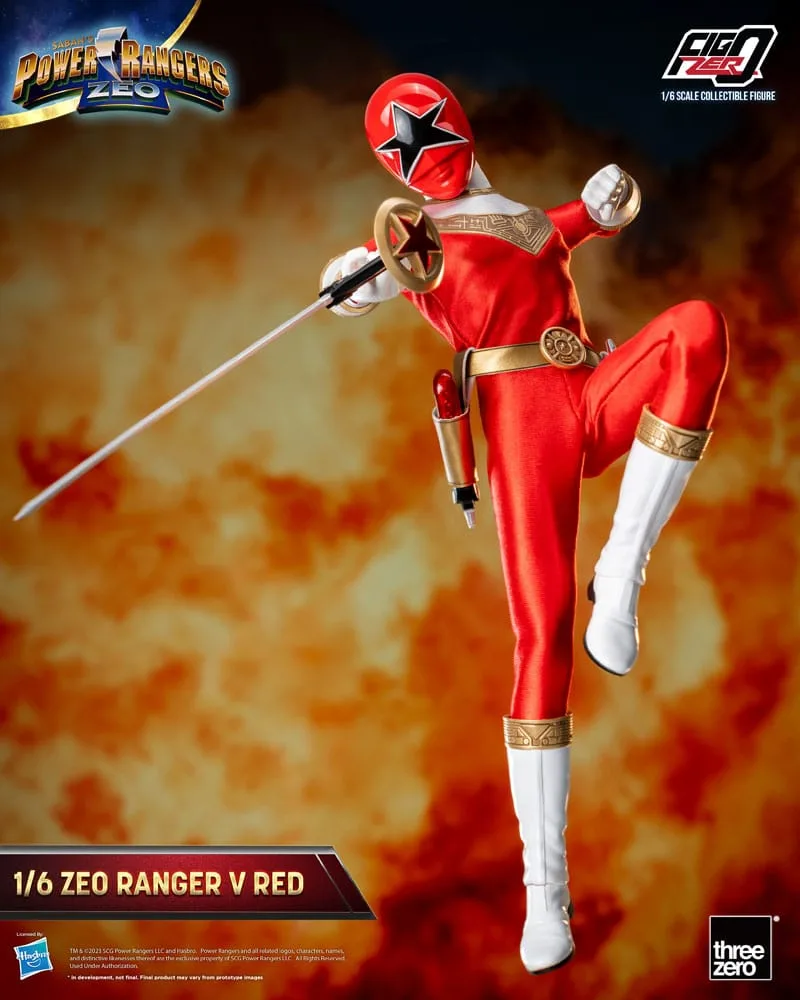Power Rangers Zeo Action Figure – FigZero Ranger V Red 30.7 cm 9