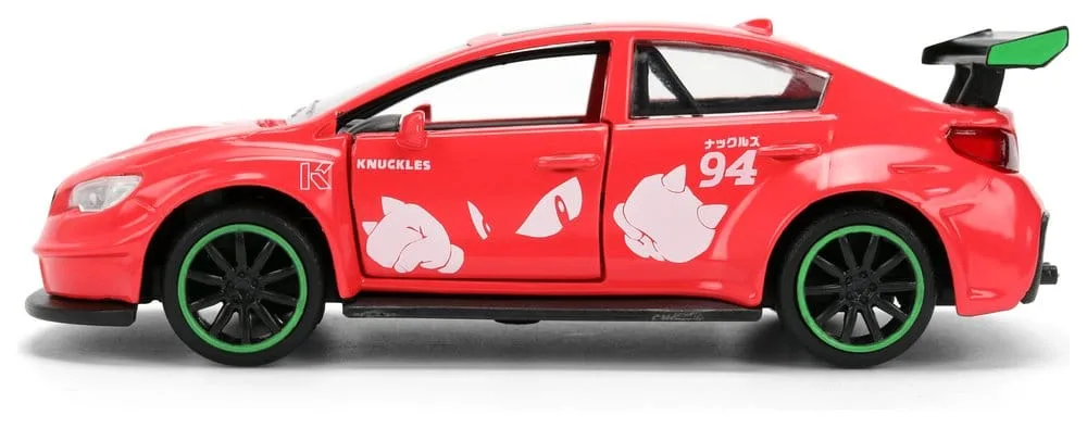Sonic Diecast Cars – Knuckles 2016 Subaru WRX STI 1/32 6-Pack 6