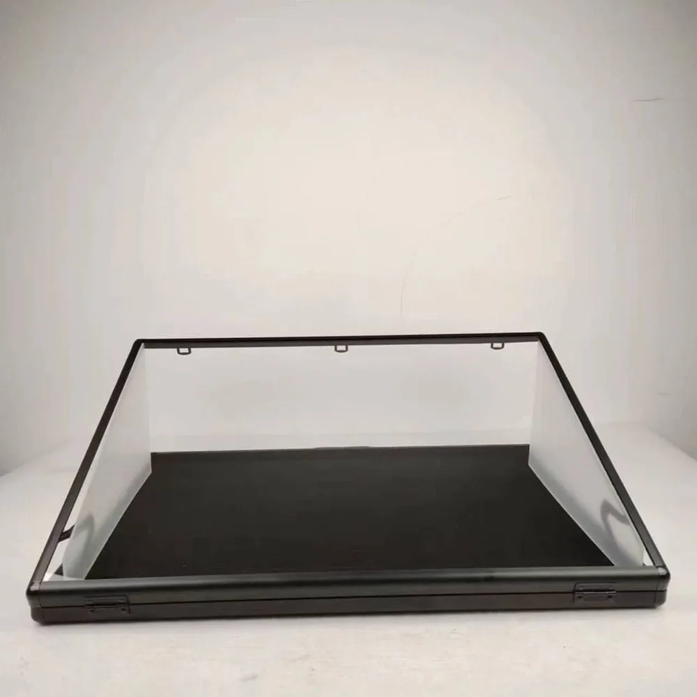 Evoretro Display Case – Black Aluminium 91.44 x 60.96 x 10.16 cm 3