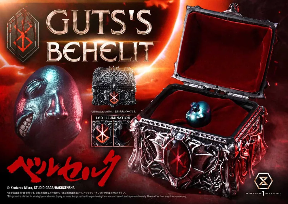 Berserk replica – Guts' Behelit op ware grootte 5 cm 2