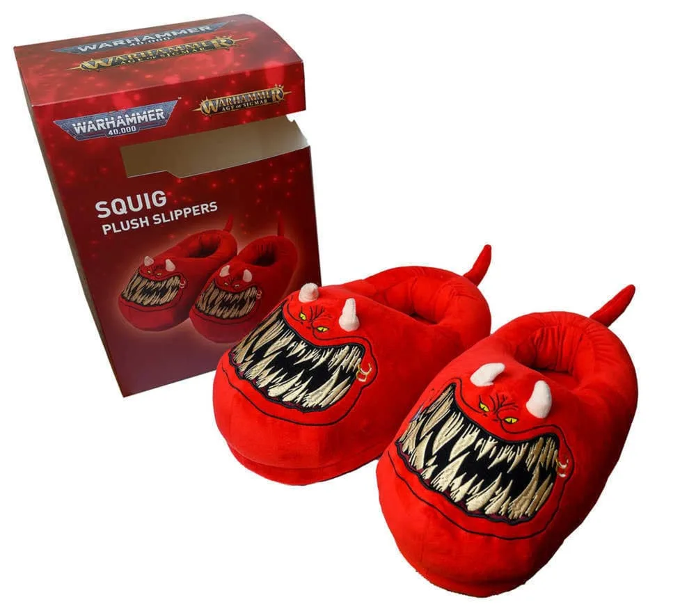 Warhammer 40K Slippers – Red Squig One Size 6
