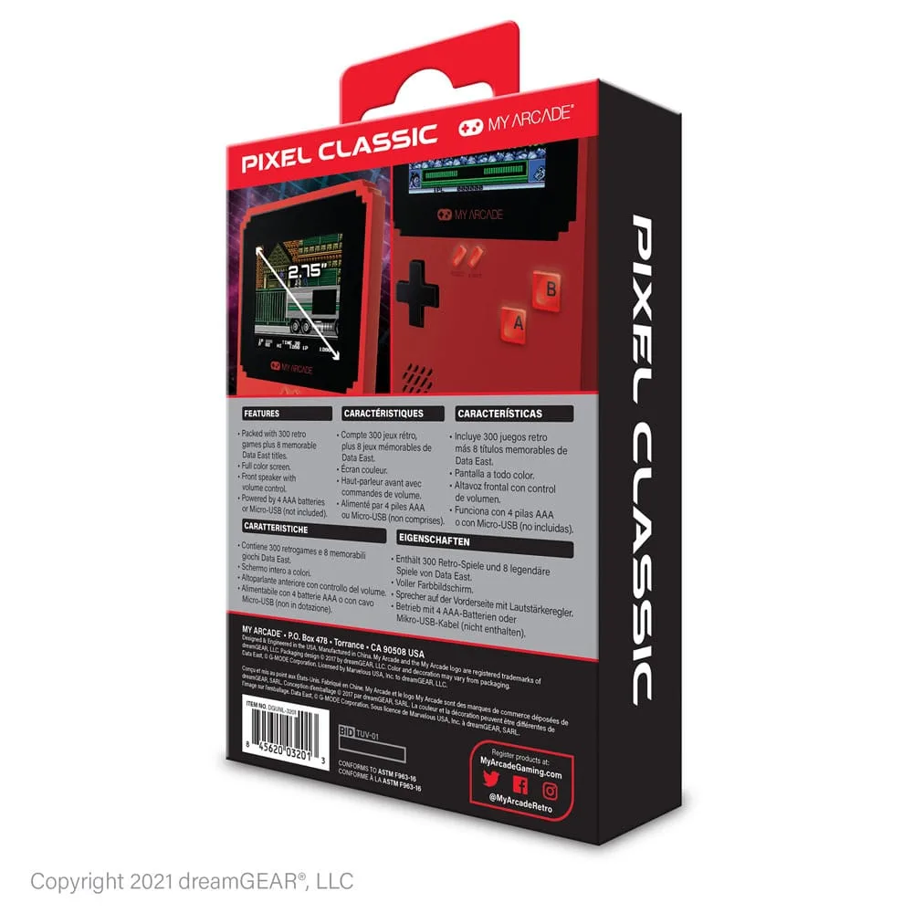My Arcade Handheld Gaming System – Pixel Classic 4
