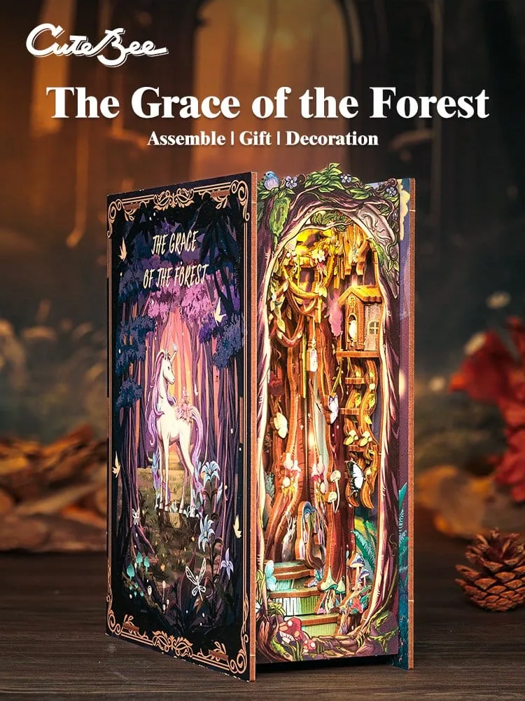 The Grace of Forest Book Nook – Wooden Puzzle 22 x 8 cm 19