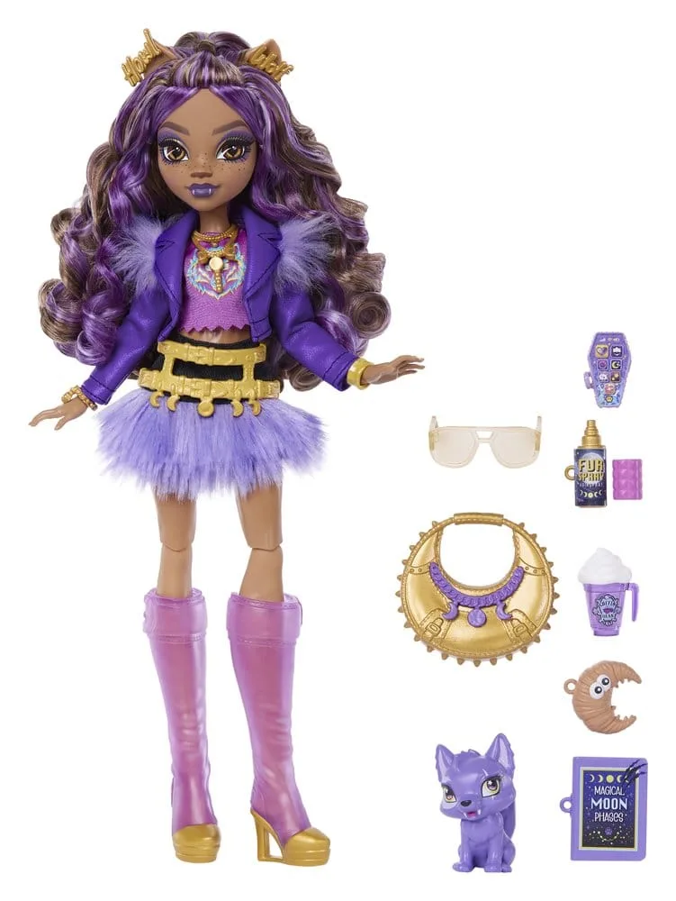 Monster High Doll – Clawdeen Wolf with Crescent 4