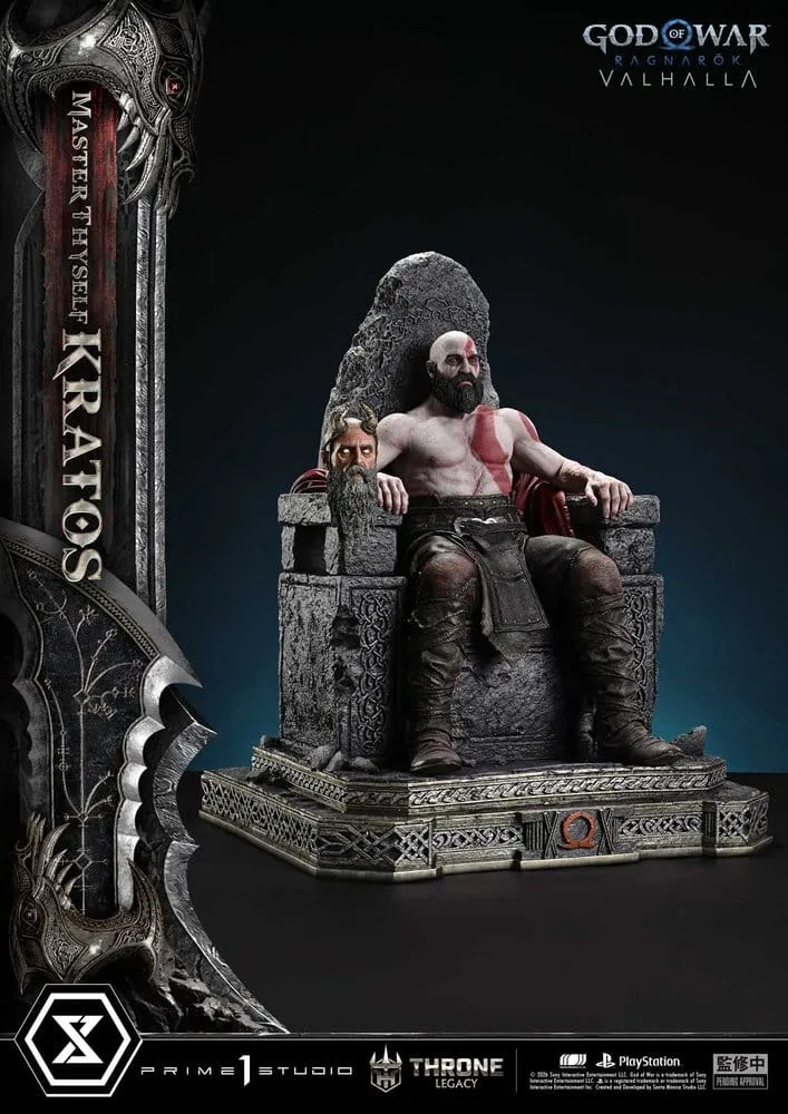 God of War Ragnarök Statue – Master Thyself Kratos 67 cm 10