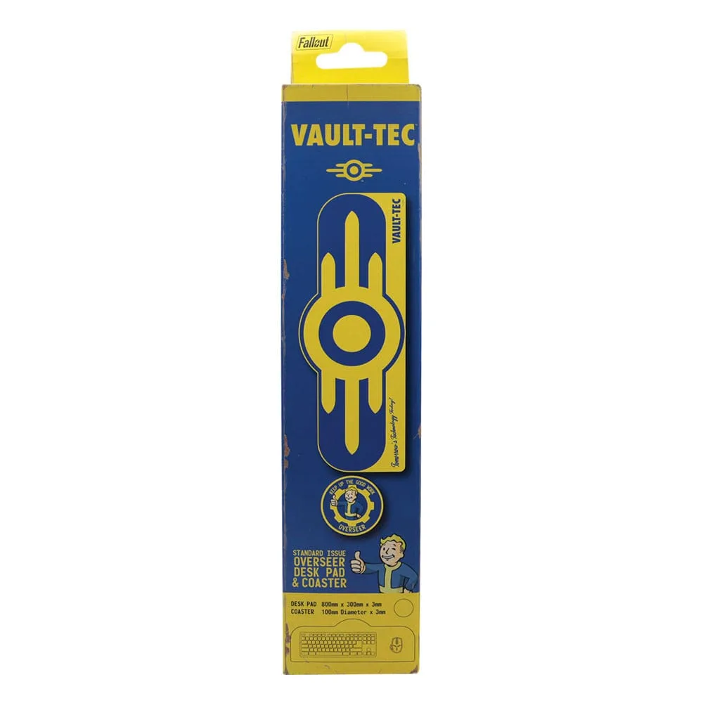 Fallout Desk Pad and Coaster Set – Vault-Tec 4