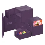 Ultimate Guard Deck Box – Purple Flip’n’Tray 80+ Xenoskin 4