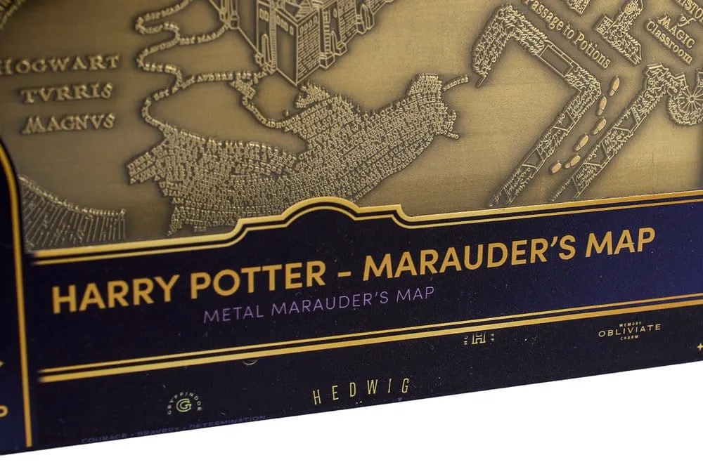 Harry Potter Metal Plaque – Marauder’s Map 15 cm 8