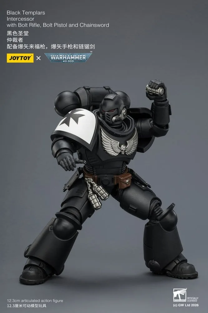 Warhammer 40,000 actiefiguur – Black Templars Intercessor 12,3 cm 17