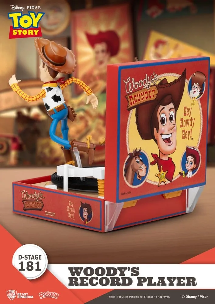 Toy Story PVC Diorama – Woody’s Record Player 13 cm 5