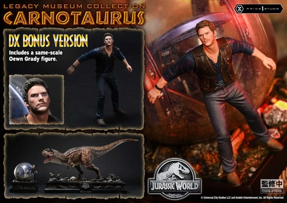 Jurassic World Statue – Carnotaurus DX Bonus 1/15 Scale 38 cm 3