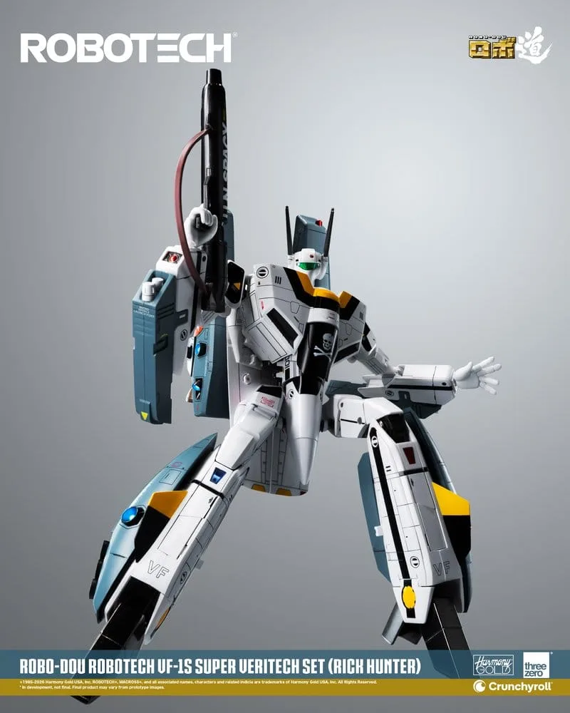 Robotech Action Figure – VF-1S Super Veritech Rick Hunter 20 cm 20