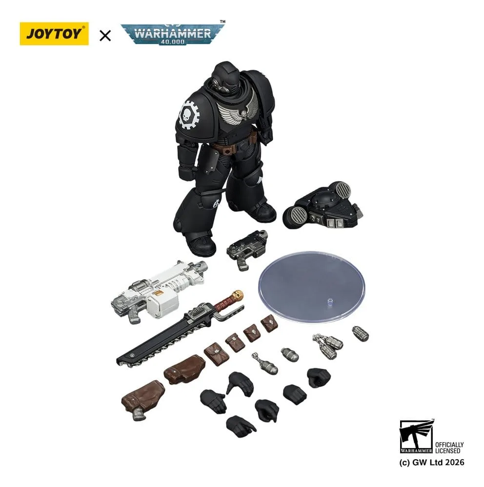 Warhammer 40,000 Action Figure – Iron Hands Intercessor 12.3 cm 6