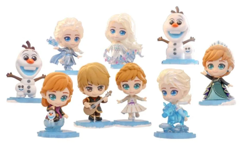Frozen Mini Figures – Cosbi Blind Box Display of 8 8 cm