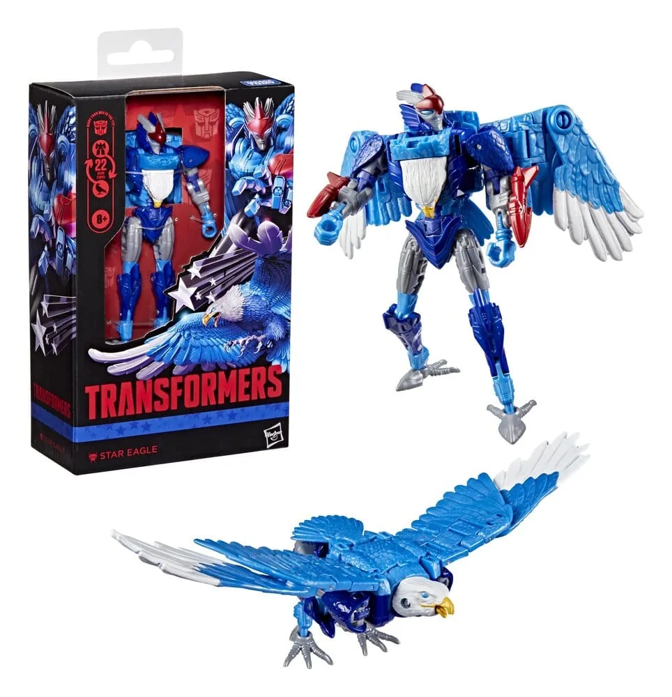 Transformers Actionfigur – Deluxe Class Star Eagle 11,4 cm 3