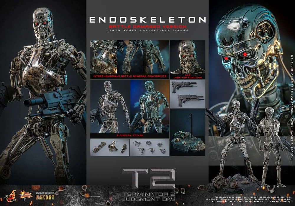 Terminator 2 Figure – Battle-Damaged Endoskeleton 1/6 31 cm 21