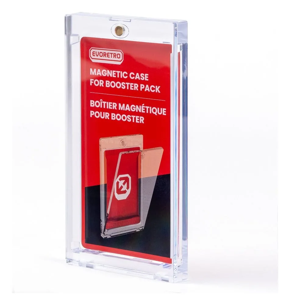 Booster Pack Acrylic Cases – Magnetic One Touch 10-Pack 15
