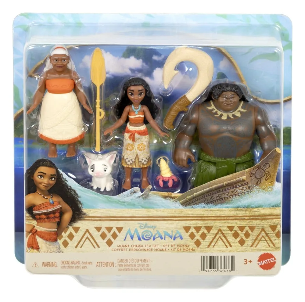 Vaiana Figure Set – Moana and Friends 9 cm