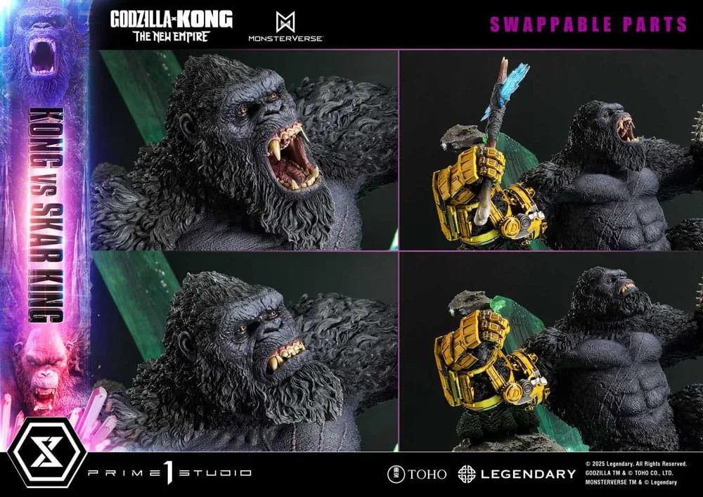 Godzilla x Kong Diorama Statue – Kong vs Skar King 104 cm 7