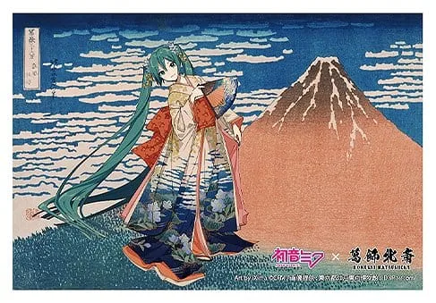 Hatsune Miku Postcard Set – The Great Wave off Kanagawa 10 Pack 3