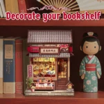 Miniatuurhuisje Bouwpakket – Tsukino Eogi-dou 19 x 14 cm 5