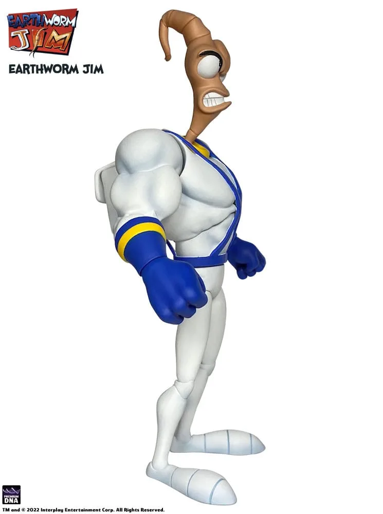 Earthworm Jim Action Figure – Wave 1 with Snot 15 cm 12