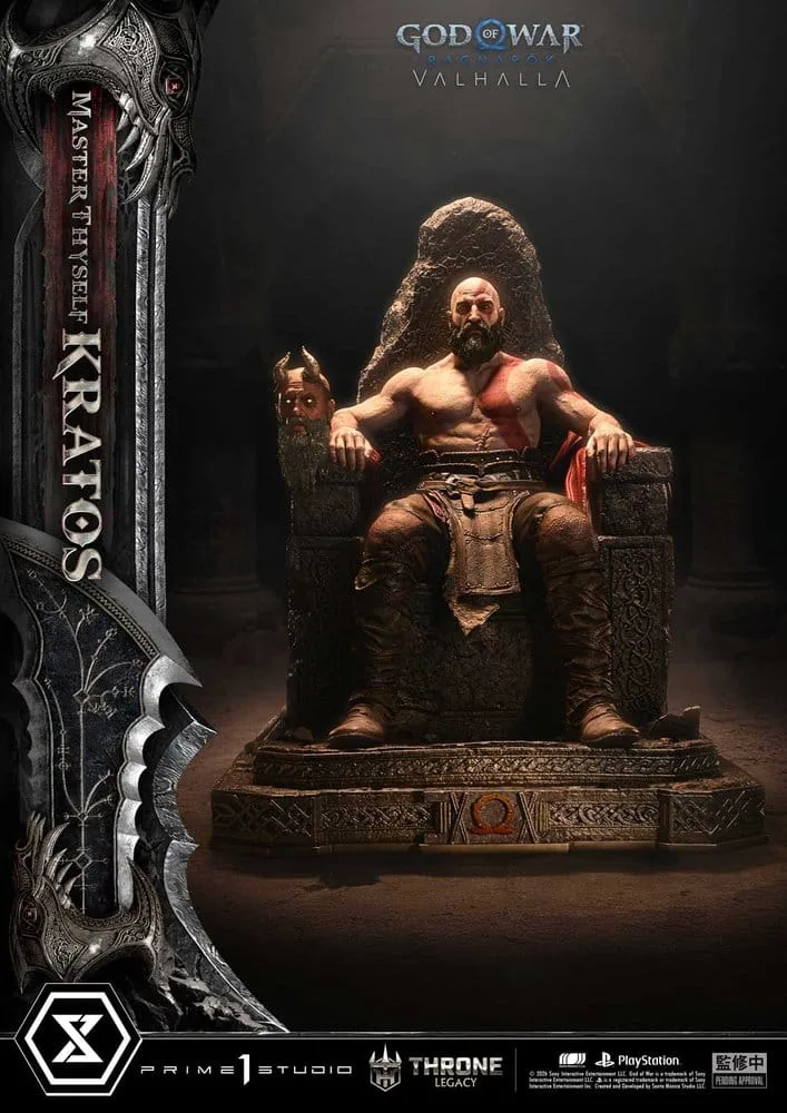 God of War Ragnarök Statue – Master Thyself Kratos 67 cm 3