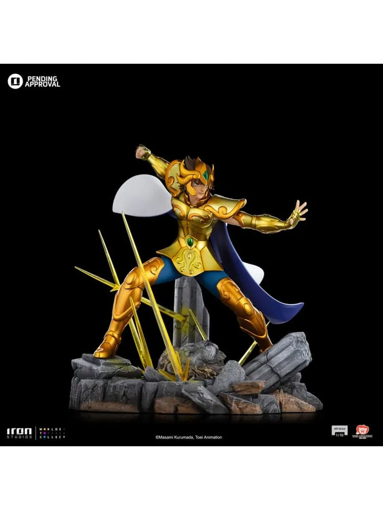 Saint Seiya Statue – Leo Aiolia Art Scale 1/10 24 cm 3
