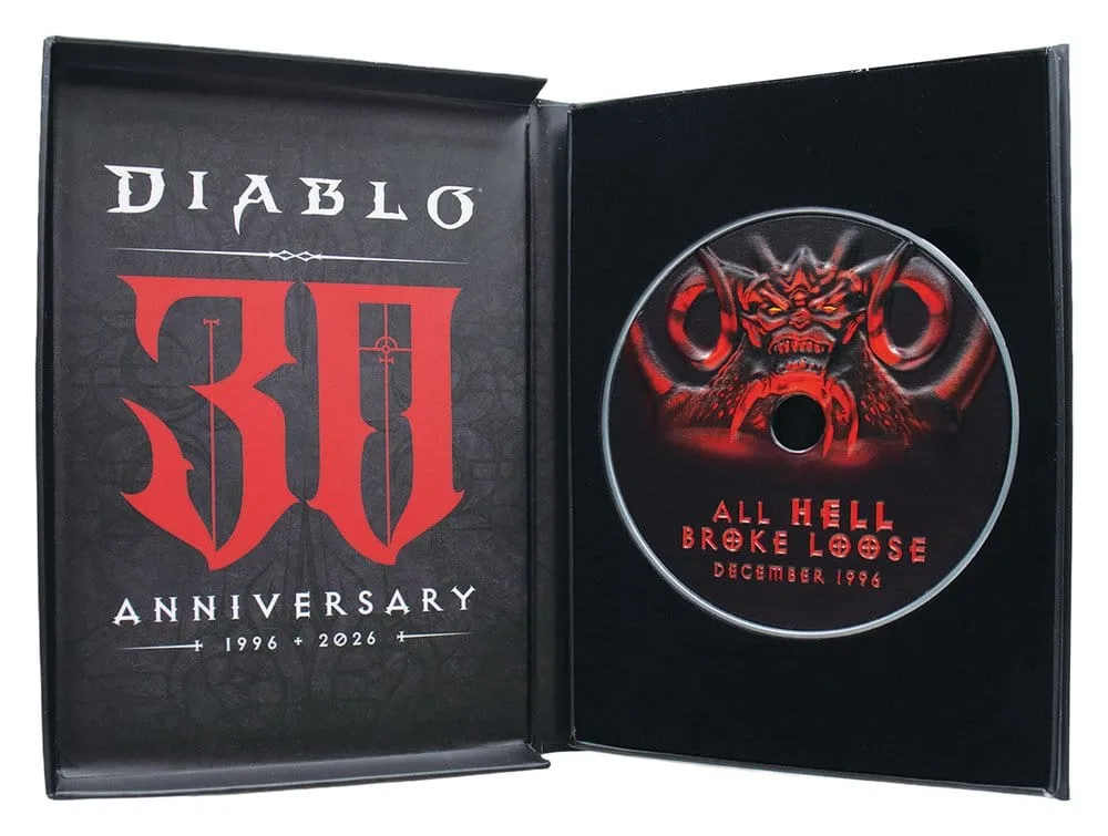 Diablo CD-ROM Replica – 30th Anniversary Limited Edition 11 cm