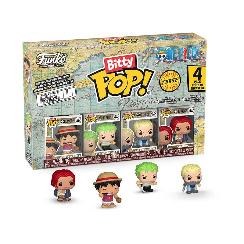 One Piece Vinyl Figure Set – Luffy Bitty Pop 4-Pack 2.5 cm