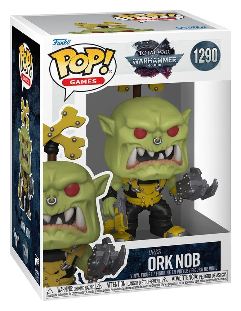 Warhammer 40,000 Vinyl Figure – Funko Pop Games Ork Nob 9 cm 2